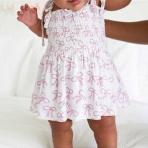 Caden Lane - Smocked Twirl Bodysuit | Blushing Bows
12-18 months